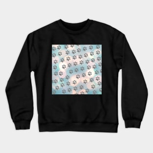 Paw Pattern Crewneck Sweatshirt